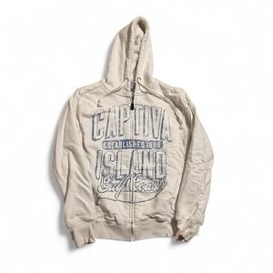 Camp David Women's Size Medium Full Zip Sherpa Lined Hoodie Y2K Design Surf